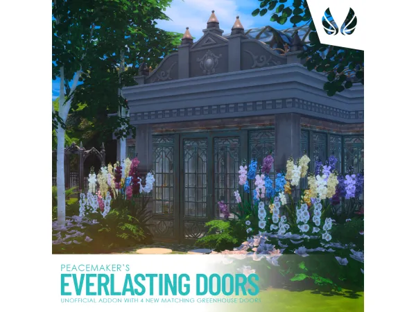 Maxis Match Everlasting Doors Unofficial Addon for Life and Death by simsationaldesigns - The Sims 4 Custom Content