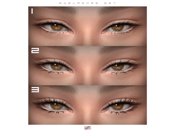 3D eyelashes set by lexel