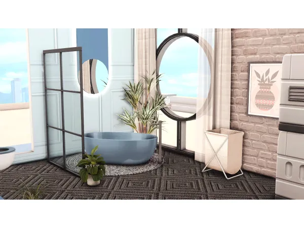Maxis Match Suina Bathroom by miwisimsie - The Sims 4 Custom Content