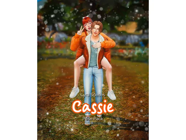 Mix Cassie Pose Pack - The Sims 4 Custom Content
