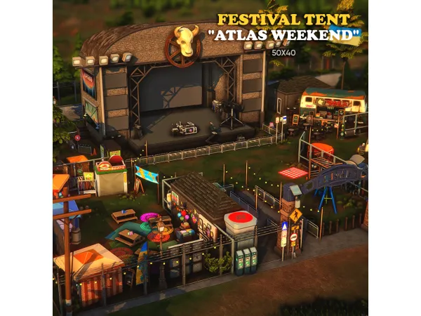 Maxis Match Festival Atlas Weekend No by vellesa - The Sims 4 Custom Content