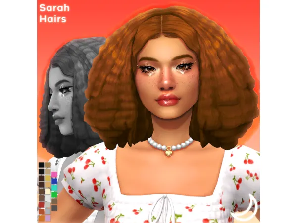 Maxis Match SARAH HAIR by IMVIKAI - The Sims 4 Custom Content
