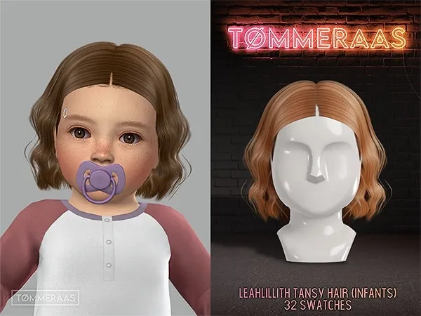 Alpha TØMMERAAS LeahLillith Tansy Hair for Infants (71) - The Sims 4 Custom Content