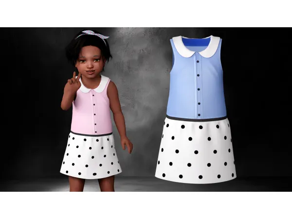 Alpha Madoka Dress by Garfiel - The Sims 4 Custom Content