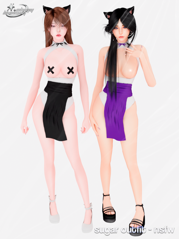 Alpha SUGAR OUTFIT by ohmybunnny2 - The Sims 4 Custom Content
