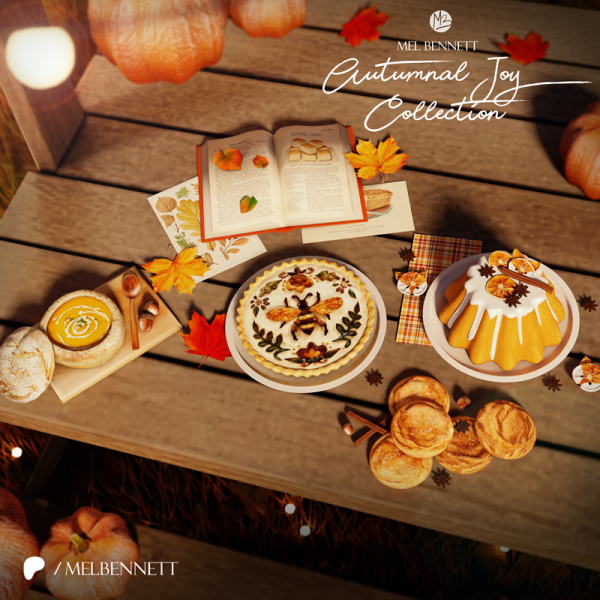 Mix Autumnal Joy Collection by melbennett - The Sims 4 Custom Content