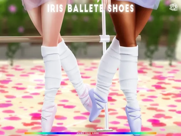Mix Iris Ballet shoes brsims - The Sims 4 Custom Content