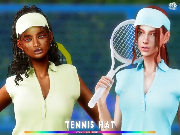 Mix Tennis Hat brsims - The Sims 4 Custom Content