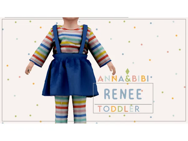 Mix Renee_Toddler AnnaBibi - The Sims 4 Custom Content