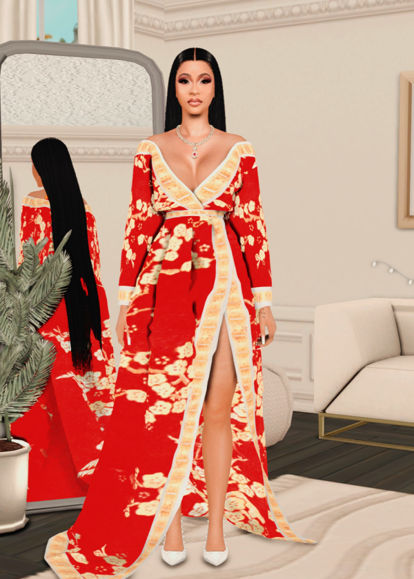 Alpha Cardi B by TTopixx - The Sims 4 Custom Content