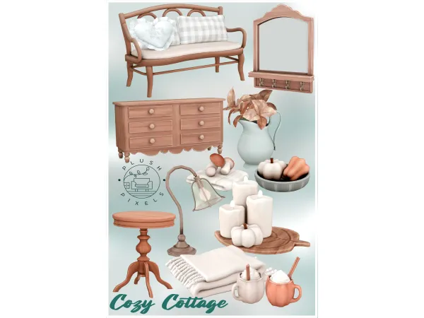 Maxis Match Cozy Cottage by Plushpixels - The Sims 4 Custom Content