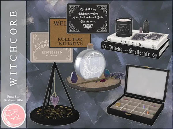Alpha SolunaRae Witchcore Set - The Sims 4 Custom Content