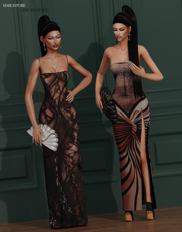 Alpha SXY SET NIGHT by simsfinds - The Sims 4 Custom Content