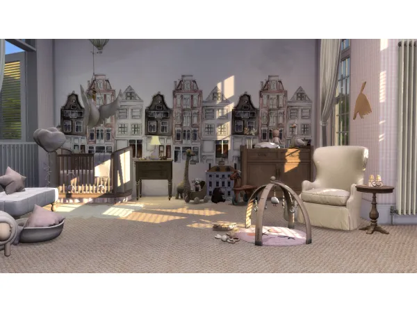 Alpha Dream a little Wall by Tilly Tiger - The Sims 4 Custom Content