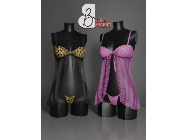 Alpha BillionProject Camila Lingerie - The Sims 4 Custom Content