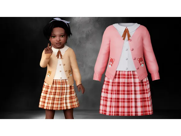 Alpha Akane Outfit by Garfiel - The Sims 4 Custom Content