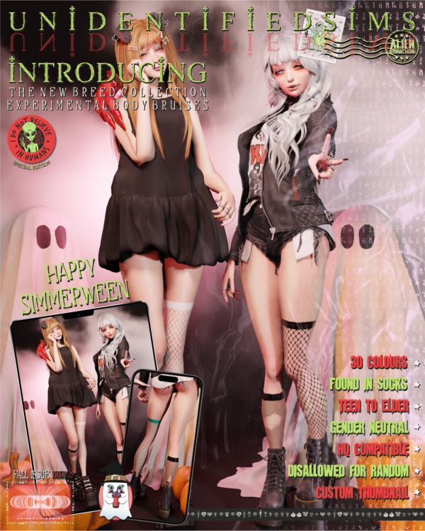 Alpha Problem Socks by unidentifiedsims - The Sims 4 Custom Content