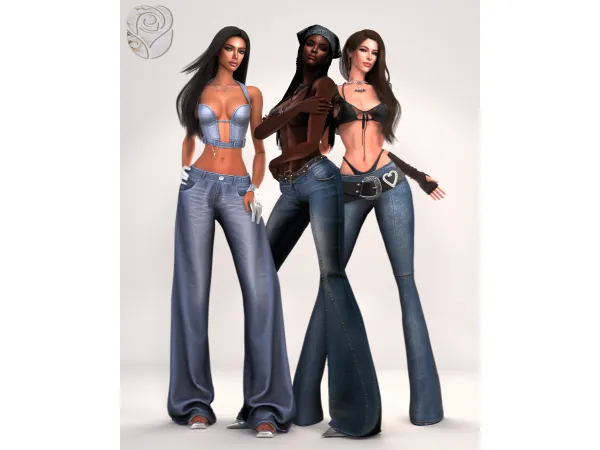 Mix [ROSELIPA] It's ok I'm ok - The Sims 4 Custom Content