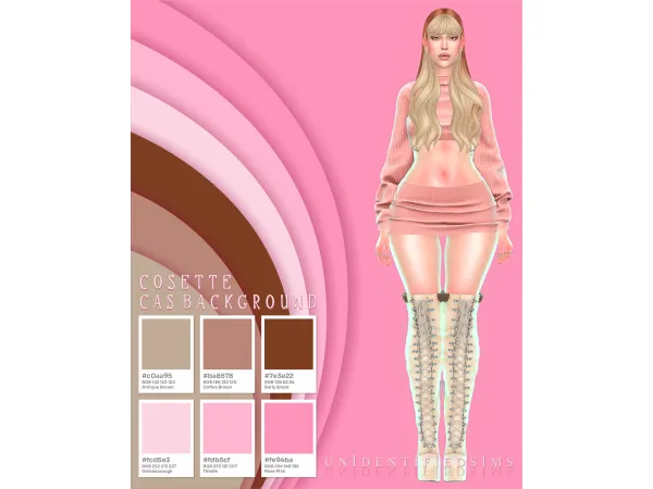 Alpha Cosette CAS Background - The Sims 4 Custom Content