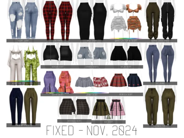 Mix FIXED by Simpliciaty - The Sims 4 Custom Content