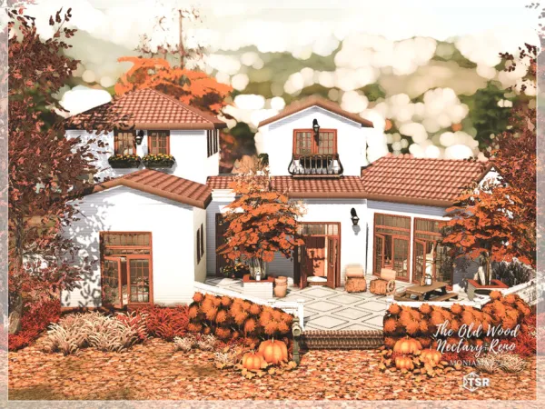 Mix The Old Wood Nectary Renovation by Moniamay72 - The Sims 4 Custom Content