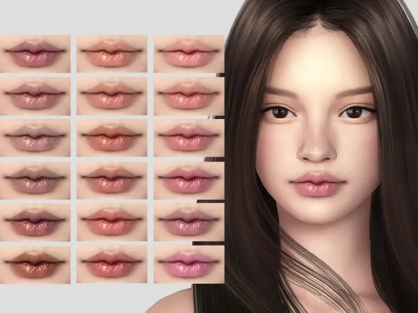 Alpha Laura Lipstick - The Sims 4 Custom Content