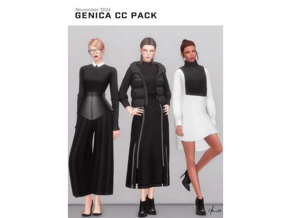 Maxis Match Genica Pack by ikosims - The Sims 4 Custom Content