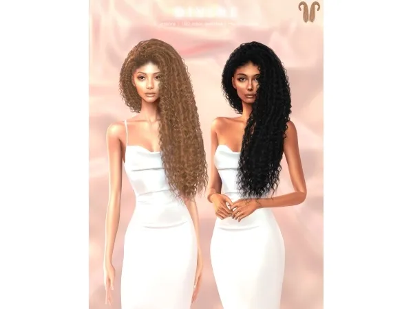 Alpha Divine Hairstyle - The Sims 4 Custom Content