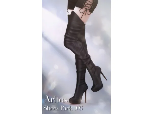Alpha Shoes Pack 109 by Arltos - The Sims 4 Custom Content