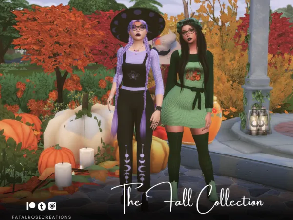 Alpha The Fall Collection - The Sims 4 Custom Content