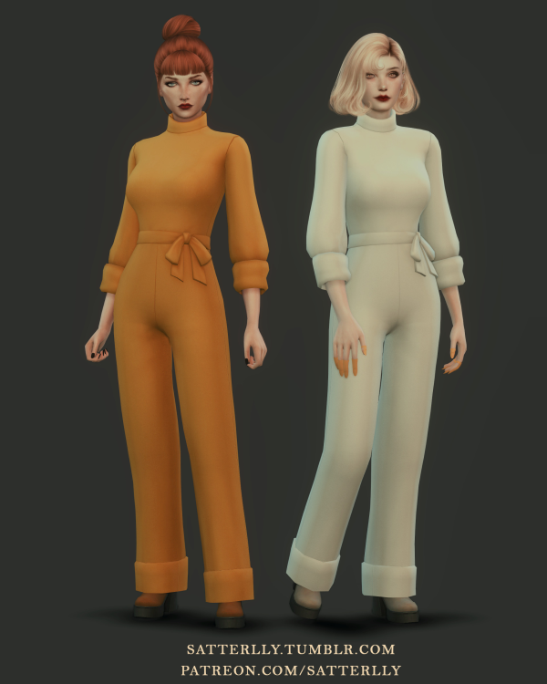 Maxis Match Jumpsuit Yuki by simsfinds - The Sims 4 Custom Content