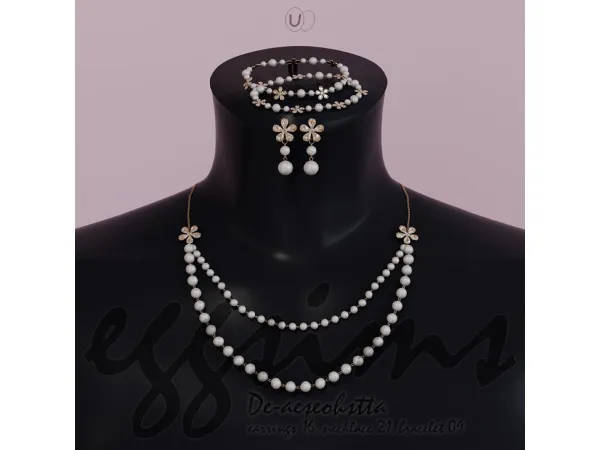 Mix [EGGSIMS] De aeseohstta Acc set - The Sims 4 Custom Content