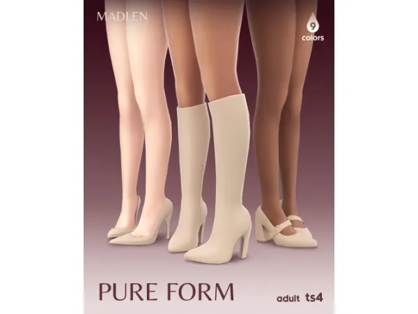Mix Pure Form (Set) by Madlen - The Sims 4 Custom Content