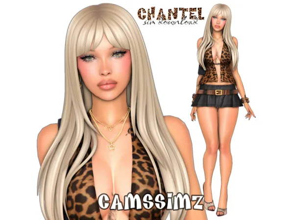 Mix chantel by camssimz - The Sims 4 Custom Content
