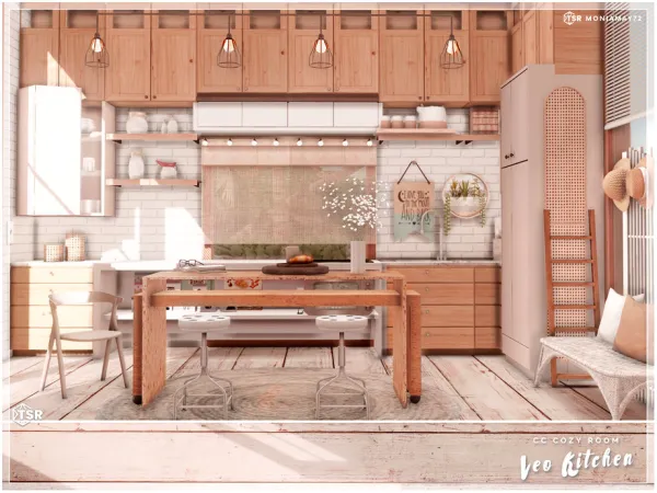 Alpha Leo Kitchen only TSR by Moniamay72 - The Sims 4 Custom Content