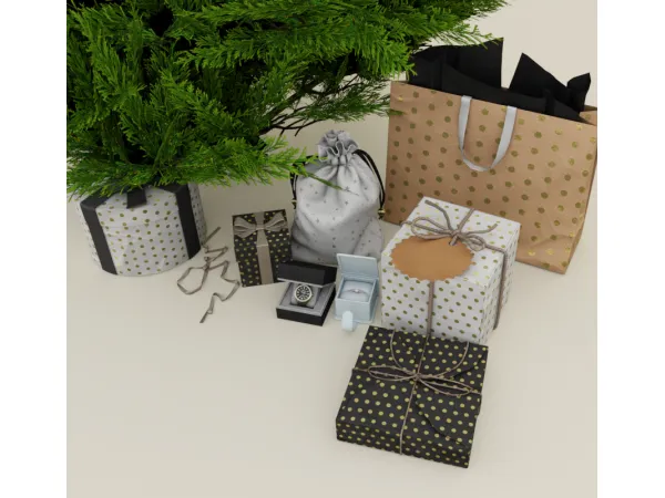 Mix [novvvas] Gifts Set - The Sims 4 Custom Content