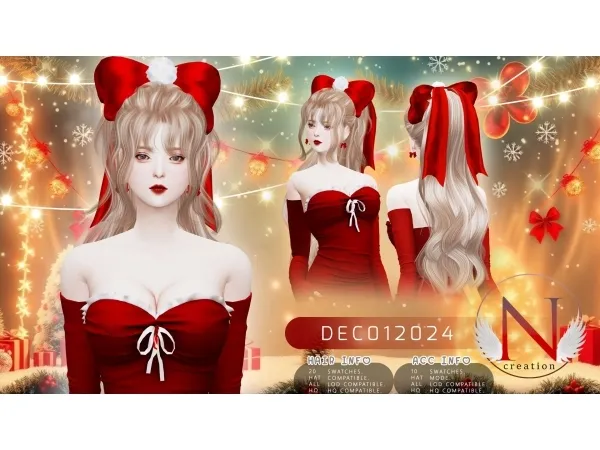 Alpha NILYN HAIR DEC012024 ACC - The Sims 4 Custom Content