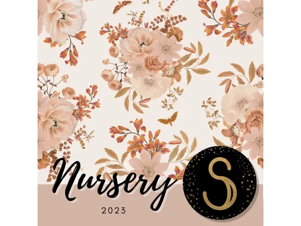 Nursery - Autumn in Hamptons - Wallpapers by sims4luxury