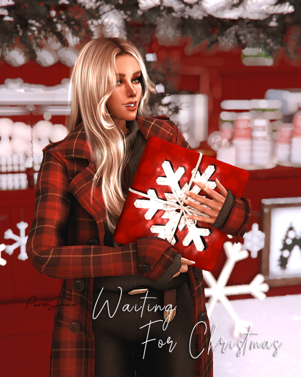Mix Waiting For Christmas by simsfinds - The Sims 4 Custom Content