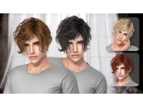 Alpha SLEEPY HOLLOW HAIRSTYLE by Newsea - The Sims 4 Custom Content