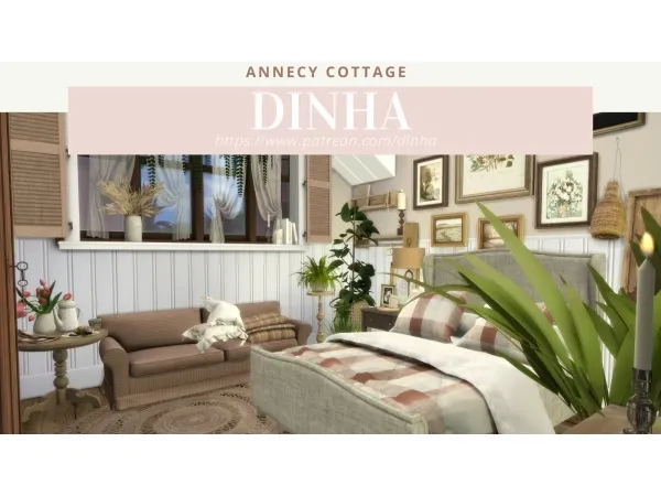 Alpha Annecy Cottage - The Sims 4 Custom Content