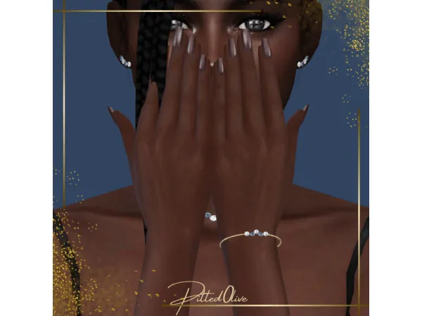 Mix Alexis Bracelet by Pitted0live - The Sims 4 Custom Content