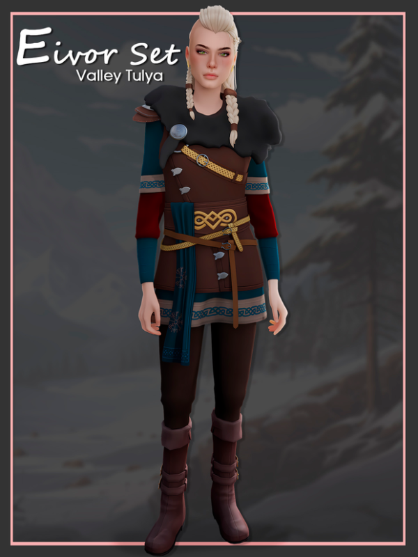 Maxis Match ( ) Eivor Set by simsfinds - The Sims 4 Custom Content