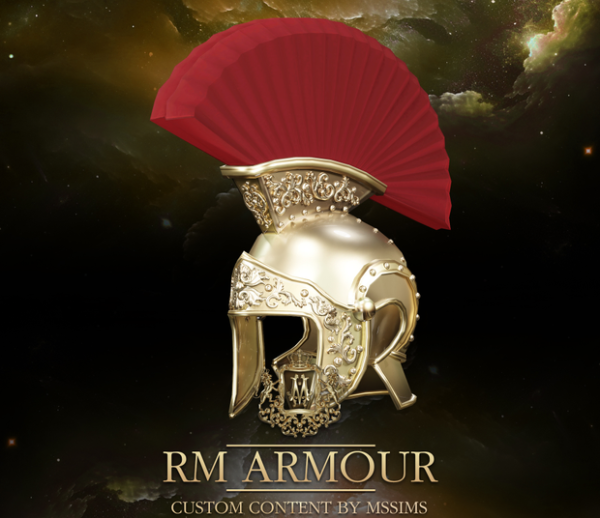 Alpha RM ARMOUR HELMET by simsfinds - The Sims 4 Custom Content