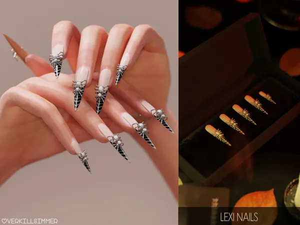 Mix Lexi nails - The Sims 4 Custom Content