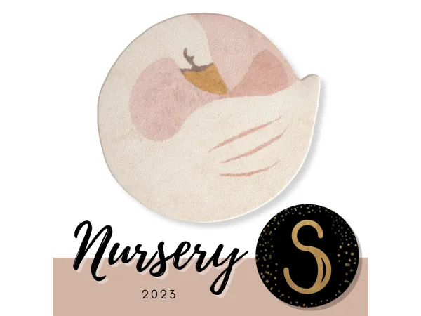 Alpha Nursery Swan Rug by sims4luxury - The Sims 4 Custom Content
