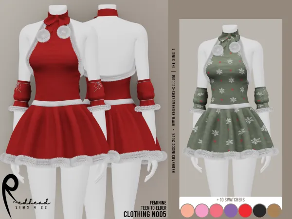 Alpha AF CLOTHING N005 - The Sims 4 Custom Content