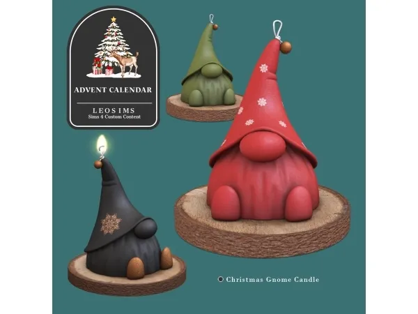 Mix Gnome Candle - The Sims 4 Custom Content