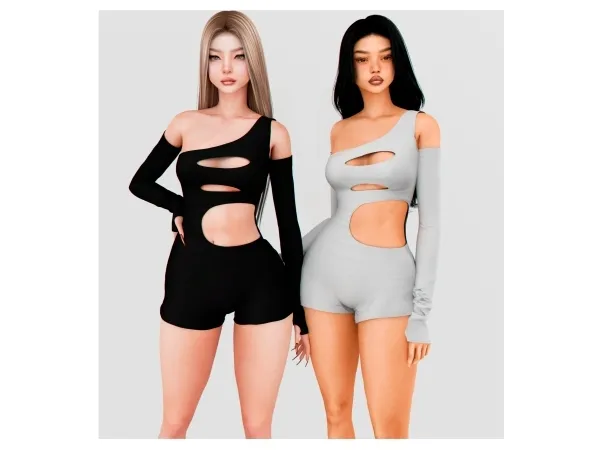 Alpha Mylenka bodysuit - The Sims 4 Custom Content