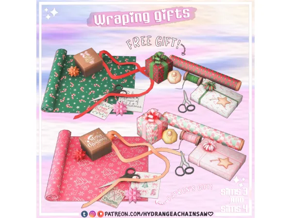 Mix Day 3 Advent Calendar Gift by hydrangeachainsaw - The Sims 4 Custom Content